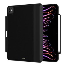 니케 Airmag EZ Plus 아이패드 매직키보드 호환 케이스, 1개, 블랙
