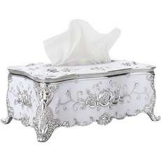 위드리빙 각티슈케이스 + 99.9% 소독티슈 3p, 화이트실버, 1개