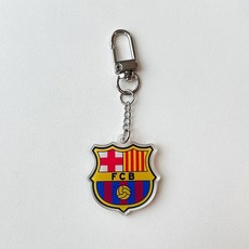 FC바르셀로나 엠블럼 키링 열쇠고리 백참, 1개