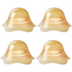 WZCXYX 4점 실리콘 젖꼭지 교정기 꽃잎 모양 뽑기 흡액 장치, 1개