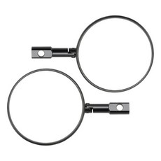 슈퍼바이크용 범용 백미러 라운드 7/8 인치 핸들바 엔드 M8 M10, 1개