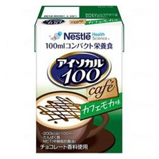Nestle HealthScience 雀巢健康科學 Isocal 100 濃縮營養餐 咖啡摩卡口味, 1個, 100ml