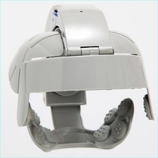 전동두피마사지기 관리 전기 머리 또는 뇌 마사지기 긴장 두피 쉬운 침술 포인트 마사지 헬멧 스트레스 해소, 1개