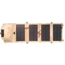 태양광 접이식 가방 태양광 충전기 8W 태양광 패널 5V USB 컨트롤러 방수 접이식 캠핑 여행 충전기, 3) Desert Camouflage 4