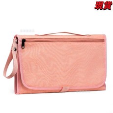 臺灣爆品 廠家直供多功能媽咪包嬰兒換尿布墊便攜式抽紙巾隔尿墊儲物尿布包, 粉紅色, 1個