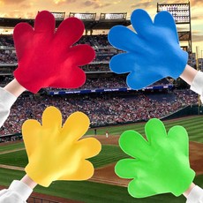 도모아 응원펠트손바닥장갑(대형30cm) 체육대회 운동회, 1개, 옐로우