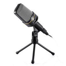 유선 콘덴서마이크 개인방송 무지향 고음질 녹음마이크, 1개