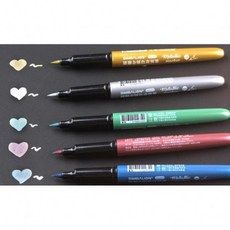 雄獅 SIMBALION MM-681B 金屬色軟毛筆刷, 1個, 銀