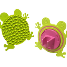 87개 문어빨판! 360도 회전식 개구리샤워기거치대, 1개, 개구리