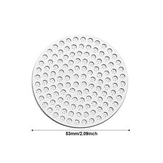 커피 퍽 스크린 51mm 53mm 58mm Breville Sage Delonghi 재사용 가능한 필터 에스프레소 머신 도구 바리스타 메이커 액세서리