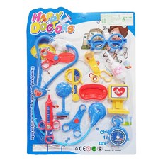 快樂醫生角色扮演組 粉紅色系大醫具玩具 扮家家酒兒童玩具, 1個, 粉紅