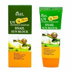 선블럭 이켈 수딩 앤 모이스처 스네일 메이크업 베이 BUWABCFC7, 본상품, 1, 70ml