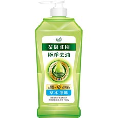 茶樹莊園 茶樹超濃縮洗碗精 1000g 檸檬解垢/草本淨味/茶樹速淨 新包裝, 1個
