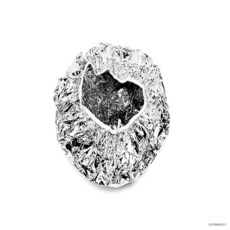 알루미늄 호일 헤어캡 염색캡 미용소품, 1개