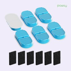 파우시 W2 스테인리스 무선 자동급수기 필터, 1세트