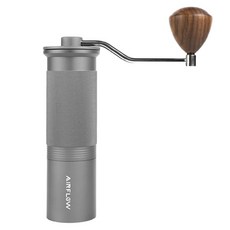 AIRFLOW 極光手搖磨豆機 CNC七軸加工磨刀 原創專利設計 MS-7, 銀色, 1個, 20ml