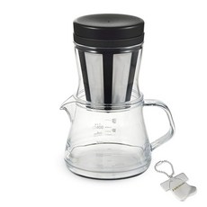 J-kitchens Harmony 커피 서버 페이퍼리스 225메시 드리퍼 포함 일본 제조 400ml 오리지널 태그 부착