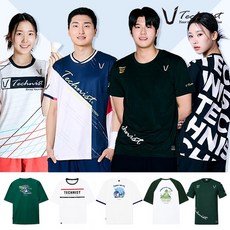 테크니스트 남성 여성 티셔츠 반팔 게임웨어 TNT6539