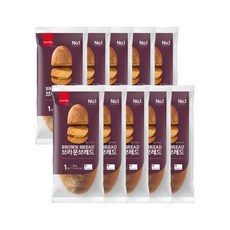 삼립 브라운브레드 빵, 냉동 브라운 브레드 10봉, 60g, 10개