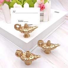 AMERRY 알라딘 램프 테이블 카드 홀더 10개 파티 선물 결혼식 생일 저녁 식사 농가 모임 장식용 사진 홀더 (로즈 골든), AMERRY 알라딘 램프 테이블 카드 홀더 10개, 파