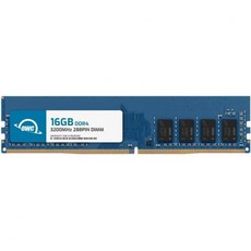 OWC 32GB(2x16GB) DDR4 3200MHz PC4-25600 CL22 1RX8 ECC 언버퍼링 UDIMM 1.2V 288핀 워크스테이션 서버 메모리 RAM, 16GB