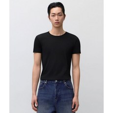 무신사 스탠다드 쿨탠다드 메시 크루 넥 언더셔츠 블랙 524349