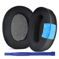 WH-XB910N 교체 이어패드 소니 WH-XB910N 노이즈 버클이 폼과 이어패드 있는 이어패드 쿠션 젤 헤드폰용 쿠션(블랙) 메모리 캔슬링 쿨링 업그레이드 부드러운, 그물과 버클이 있는 블랙 업그레이드 젤
