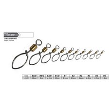 雷蛙小舖 鬼刃 魔術轉環別針 MIT 台灣製造 高強度耐用型釣魚配件, #3,單一, 1個