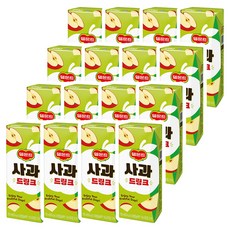 롯데칠성 델몬트 드링크 팩 사과 190ml x16팩, 16개