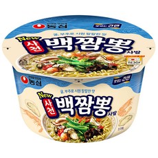 농심 사천 백짬뽕 사발 75g, 30개