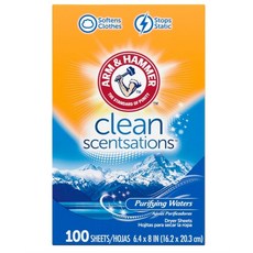 Bounce 烘衣紙 預防寵物毛髮 柔軟去靜電 鐵鎚牌衣物柔軟烘衣片120張 戶外清新, 鐵鎚 清新水感 100張, 1個