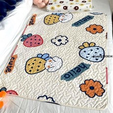 雙面可洗姨媽墊嬰兒床墊學生宿舍例假經期床墊專用, 彩色郁金香,50*70cm, 1個