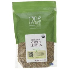 One Degree Organic Foods 유기농 그린 렌즈콩 473.2ml(16온스) 137222
