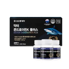 KolonPharm 葡萄糖胺軟骨素錠 1000mg, 90顆, 1組