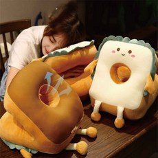 낮잠 엎드려 베개 쿠션 책상 얼굴 베개