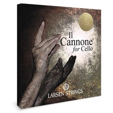 LARSEN STRINGS Il Cannone (IV-Do) 中等張力 音色飽滿 演奏舒適 持久耐用 適用於各種音樂風格, 1套, Warm大提琴弦4/4