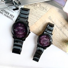 CITIZEN 星辰 Eco-Drive系列 光動能 簡約 情人對錶AW1217-83X FE6017-85X