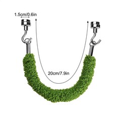점핑 브리지 헤리밋 크랩 등반용 점핑 등반 테라리움용 브리지 스탠드 사다리 스윙 거미 게코 인클로저, Green