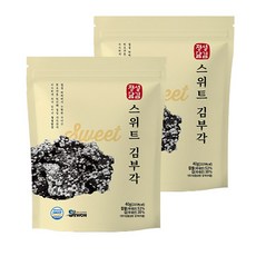 국산 김100% 스위트 김부각 영양간식 반찬 안주 김스낵 반찬, 2개, 40g