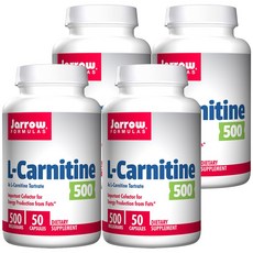 재로우 L-카르니틴 500mg 캡슐, 50정, 4개