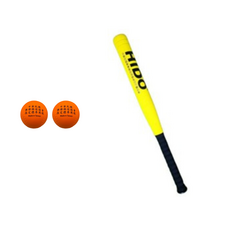 【GO 2 運動】棒球訓練樂樂棒球優惠組 HIDO協會指定比賽用球 打擊組 兒童軟式棒球, HIDO 1 球棒 + 2 棒球, 1個, HIDO 1 球棒 + 2 棒球