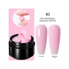 5ml 3D 클리어 네일 젤 및 네일 아트 미러 파우더 금속 입체 네일 아트 3D 페인팅 젤 만들기, 01 pink solid glue