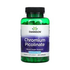 스완슨 크롬 피콜리네이트 200 mcg 200 캡슐, 200개입, 1개, 100정