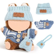 귀멸의칼날 무이치로 피규어 팝마트 크라이베이비 XMBYGY 라부부 인형 옷 서 있거나 앉는 17/15cm 인형용 없음 - 다양한 스타일 액세서리 의상을 위한 포함 의류 + 모자, BBB