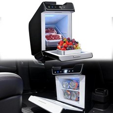 TESLA 모델 Y 주니퍼 2025 2026용 3.6L 냉장고 자동차 센터 콘솔 쿨러/워머 급속 냉각 (5°C~142°F) 온난화 (35°C~50°F)모델 내부 액세서