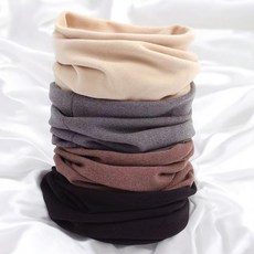 고탄성 기모 넥워머 테 러닝 얇은 등산용 여성 골프 멀티 스카프 목도리 목토시 겨울 얼굴 방한 목두건 hay0039KL, 블랙