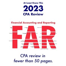 (영문도서) At Least Know This - CPA Review 2023 - Financial Accounting and Reporting Paperback, Independently Published, English, 9798372338272