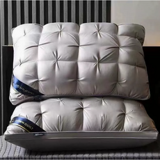 Connect LINK 5성급 호텔 베개 1000g, 그레이, 2개