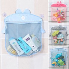 욕실 장난감 세면도구 정리망 메쉬 수납 보관함, 그레이, 그레이, 1개