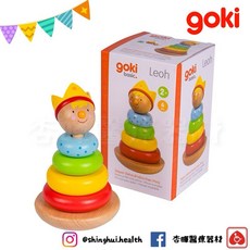 goki 小王子套環不倒翁 視覺追視 認知學習 益智玩具, 1個